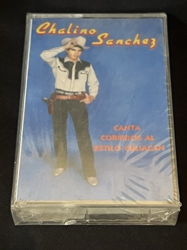 chalino sanchez cassette Blanco Muy Raro Canta Corridos Al Estilo Culiacan 1988 - Picture 3 of 8