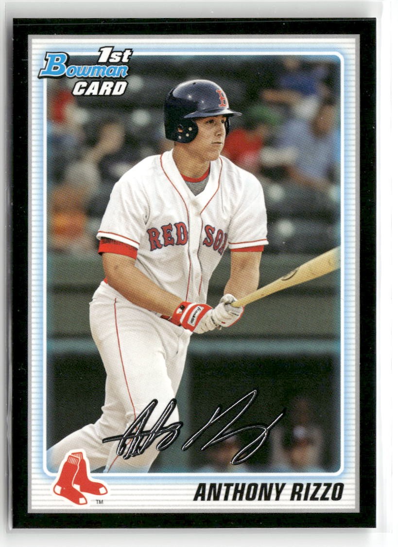 2010 Bowman #BP101 Anthony Rizzo Prospects Black