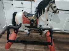 Vintage Hedstrom Spring Rocking Horse Toy Made In USA Springs Nice