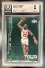1998-99 Black Diamond Michael Jordan Quadruple #/150 Bulls BGS 9