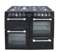 Leisure 100 cm Dual fuel Range Cooker CK100F232K 2 Ovens Black #2084