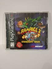 Rampage 2 Universal Tour PS1 PlayStation 1 Complete CIB With Registration Tested