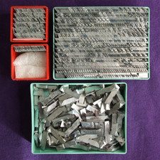 Letterpress Printing Adana 14pt PALACE SCRIPT Complete U/C L/C etc incl. spacing