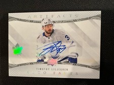 2024-25 Upper Deck Artifacts Hockey Timothy Liljegren #AF-TL Auto Facts