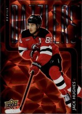 2025-26 Upper Deck #DZ-4 Jack Hughes Dazzlers Orange