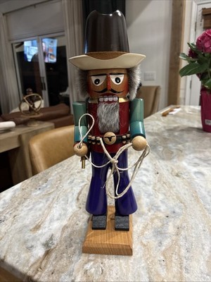 Steinbach Vintage Cowboy Nutcracker  Original Volkskunst Germany