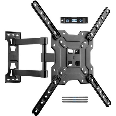 TV Wall Mount Swivel and Tilt Full Motion for Most 23 to 55 inch TV Mount up