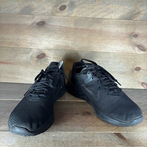 Nike revolution 6 womens size 9 shoes black athletic running sneakers - Picture 3 of 8
