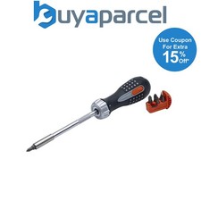 Bahco BAH808050 Ratcheting Bit Holder Ratchet Screwdriver 808050 XMS19RDRIVE