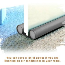 Door Seal Strips Leather Draft Guards Soundproof Leak-Proof for Bottom & Sides