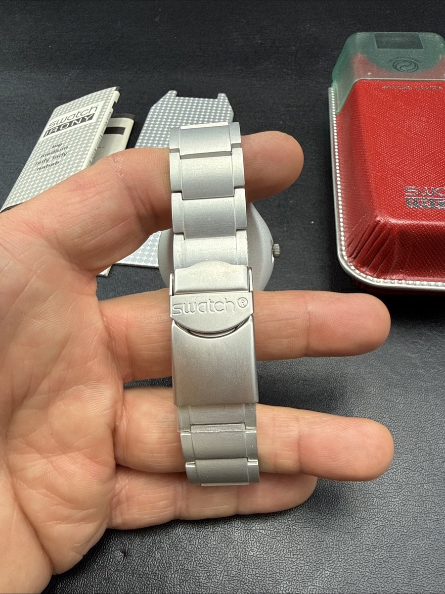 Swatch IRONY ref no. SR726SW Unisex Watch. New Battery And Running