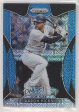 2019 Panini Prizm Tier III Blue Mojo Prizm 109/399 Aaron Hicks #236 0c2