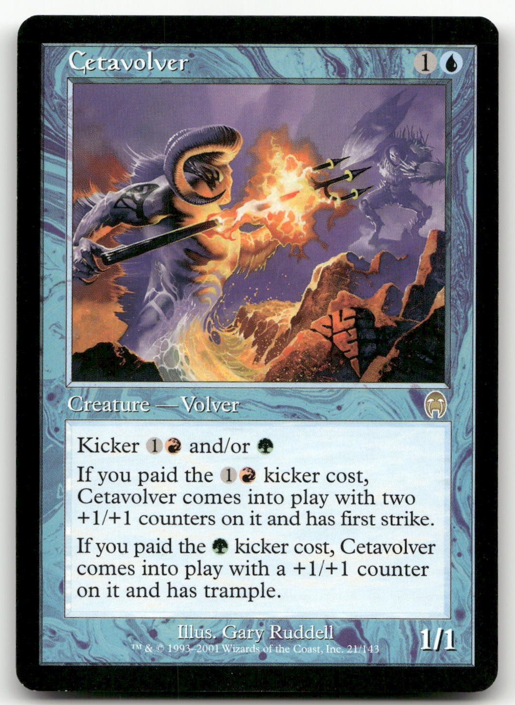 Cetavolver #21 (NM) Apocalypse APC Magic MTG