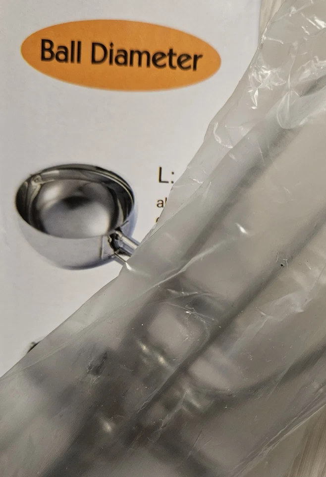 Ice Creme Schaufel, Obstschaufel, Edelstahl, Gr. L, 1stück, Neu Mit Karton - Bild 4 von 4