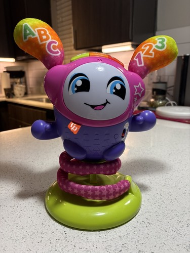 Fisher-Price DJ Bouncin' Beats Baby Toddler Learning Toy with Bouncing Action