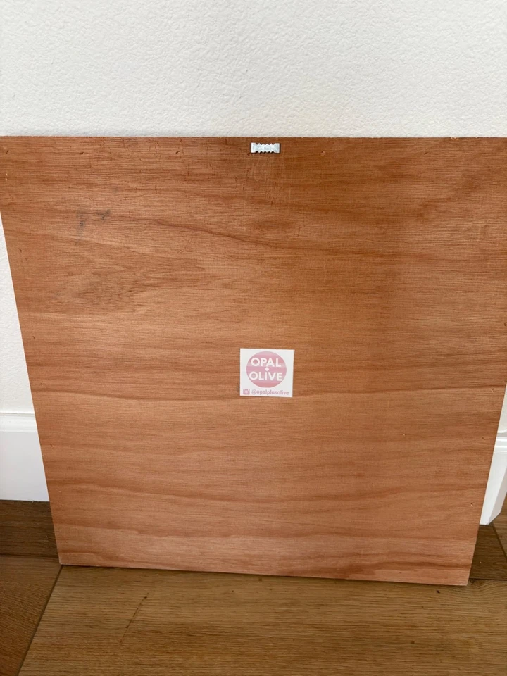 Letrero de pared de madera de pandilla de pandilla de niña pequeña Jean + oliva x Jean & June decoración de guardería Foto 3 de 4