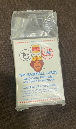 1979 New York Yankees Topps Burger King 23 Card Complete Team Set Jackson Munson - Picture 1 of 16