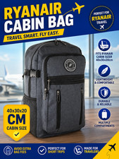 40x30x20cm Ryanair Approved Cabin Bag Underseat Hand Luggage Carry On Travel