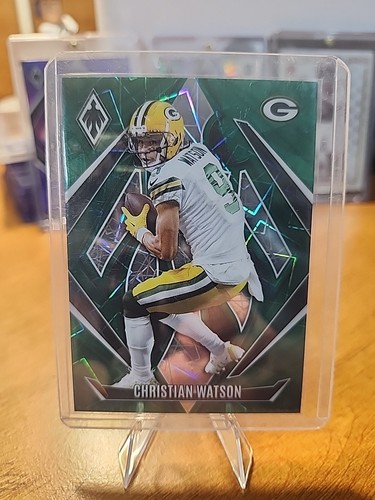2024 Panini Phoenix - Christian Watson #27 Green Lazer /50