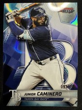 2025 Bowman’s Best, Junior Caminero, Aqua Refractor, /199, No. 53