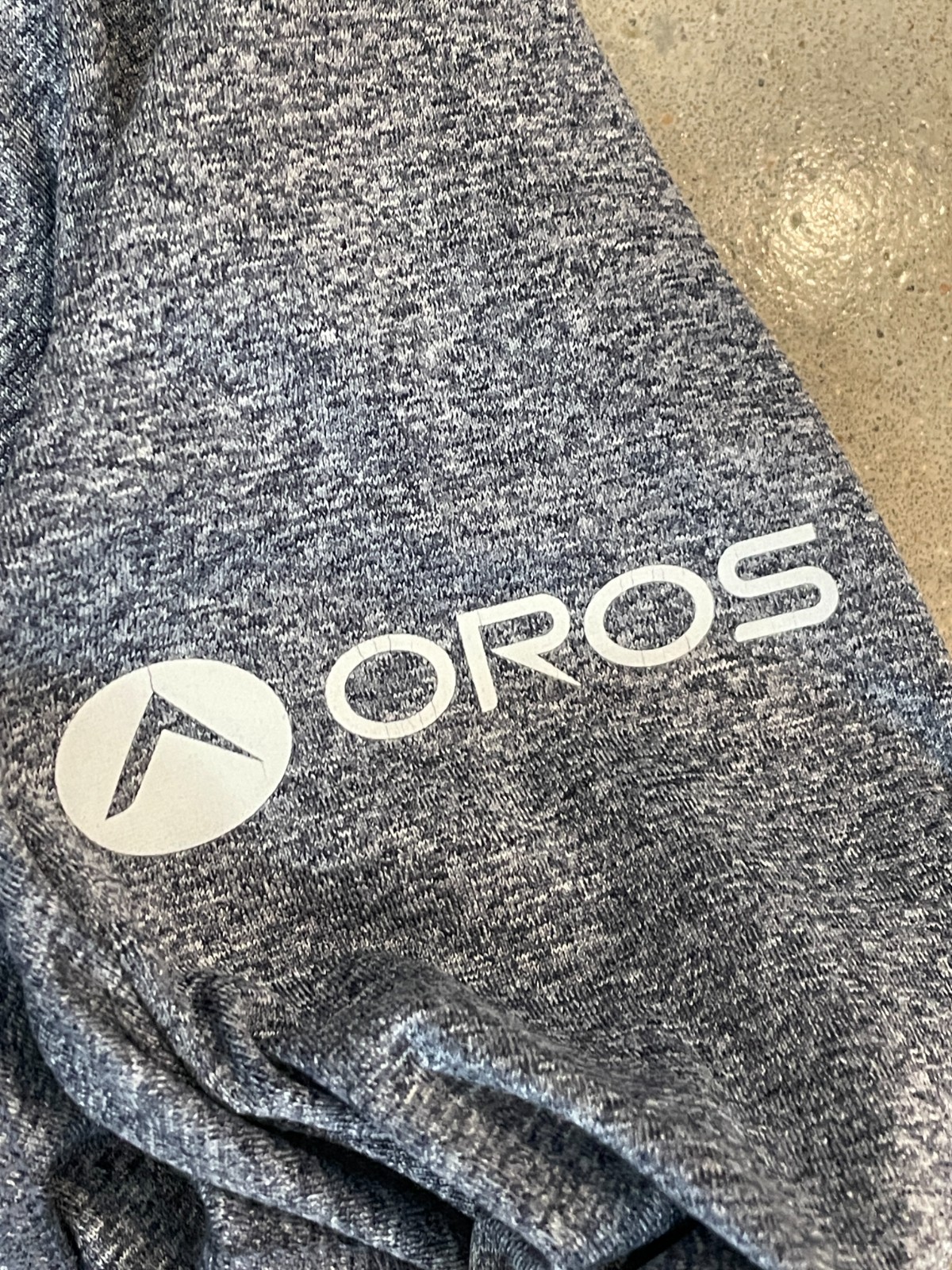 Oros Explorer 1/4 Zip Jacket Mens L Gray Blue Padded Stretch Thermal Performance thumbnail 5