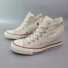 Converse Chuck Taylor All Star Lux Hidden Heel Wedge Twill Knit Canvas Womens 8