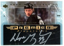 Wayne Gretzky 2003-04 Upper Deck Premier Autograph Card #PS-WG