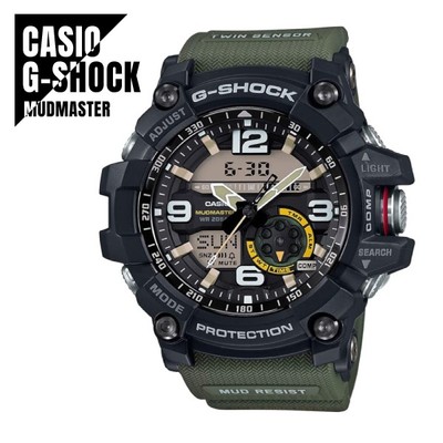 CASIO Watch men Casio  G SHOCK G Shock MUDMASTER Twin Sensor GG 1000 1A3 Green