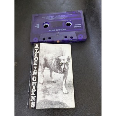 1995 Alice In Chains Self Titled Purple Cassette Tape Columbia CT 67248 Tripod