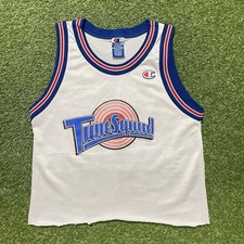 Vintage Bugs Bunny 90s 1996 Tune Space Jam Champion Jersey Youth Small S Cropped