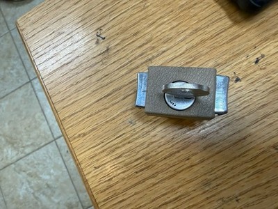 80-91 1980-1991 Ford Truck Bronco Center Console Latch W/key Tan
