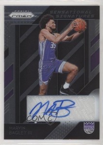 2018-19 Panini Prizm Sensational Signatures Marvin Bagley III Rookie Auto RC
