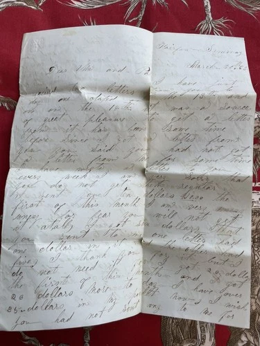 1863 Civil War letter: Wishes he could shoot secessionists!