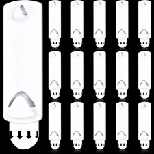 16 Pieces Picture Hangers Kit No Damage No Nails Adhesive Hanging Frame Hanger W