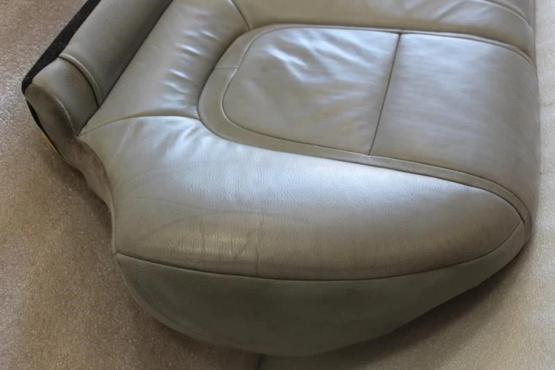 Jaguar XF 2013 2014 2015 asiento trasero cojín inferior cuero gris Foto 3 de 4