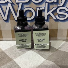 2 Bath Body Works FRESH CUT LILACS Wallflowers FRAGRANCE REFILLS Lot of 2