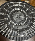 Vintage Federal Glass COLUMBIA pattern, 11” plate — photo 1