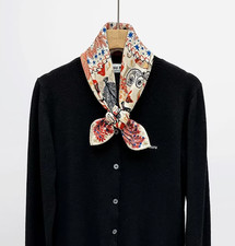 70 cashmere 30 silk green forest double side printed square Wrap shawl 25''