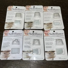 6 NuBrilliance Microdermabrasion Diamond Tip & Filters Fine Precision Plumping