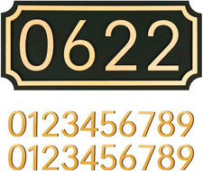 House Numbers for Outside, Address Plaques, Mailbox Numbers, 2 Sets of Numbers f