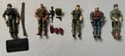 GI Joe Figures Lot of 5 ( Ssgt Rock N Roll, Grunt, Volga, Hi Tech, Steeler)