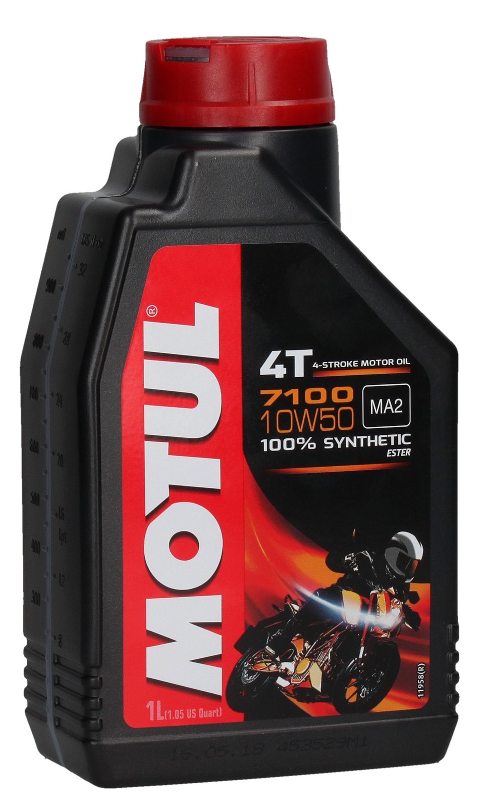 Motul 7100 4T 10W50 Fully Synthetic 4-Stroke Engine Oil 1 Liter Bottle