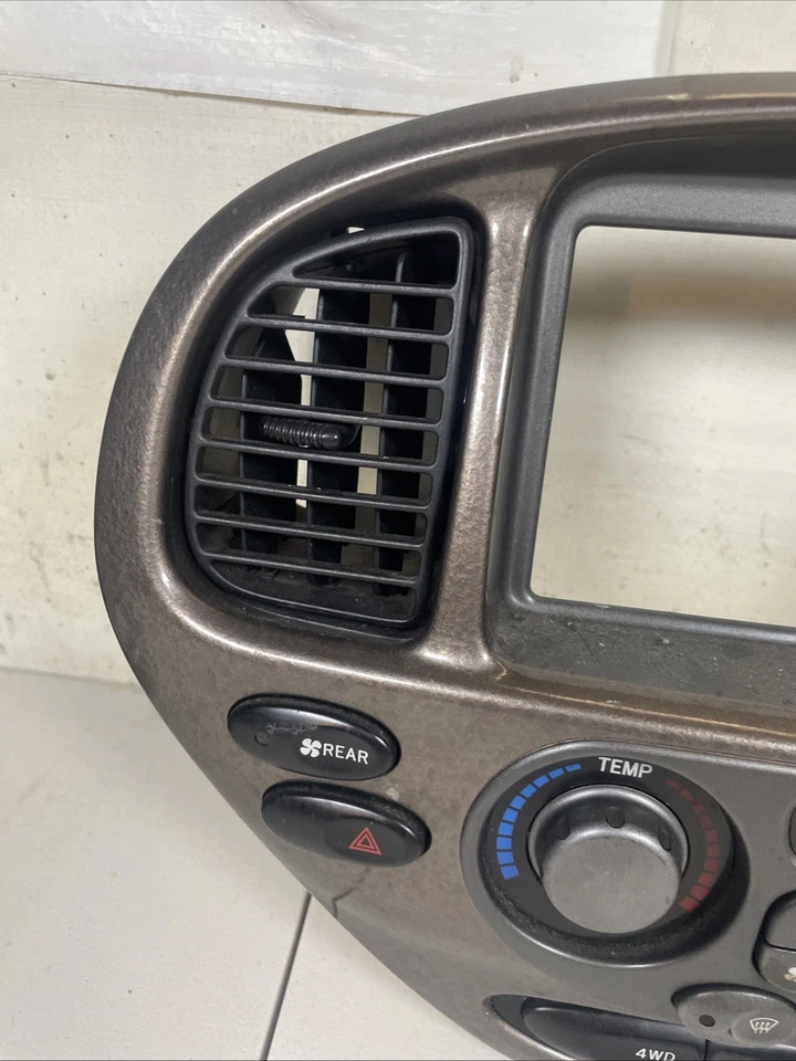 2001-2004 Toyota Sequoia 4WD 4x4 Climate Control HVAC Radio Bezel OEM - Image 2 of 4
