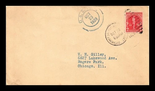 US COVER NAVAL CANCEL FRANKED SCOTT 688 EIGHT MONTHS BEFORE FIRST DAY