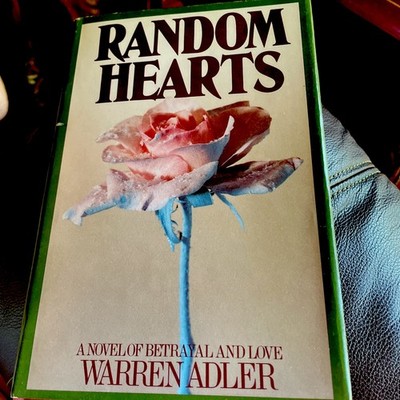Random Hearts by Warren Adler HB DJ Vintage Rare Cover