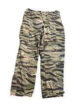 Military Pants Mens Medium Regular Camo Cargo 8415-01-184-1351 Tiger Stripe