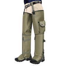 Snake Gaiters and Chaps for Men and Women - Waterproof Guards, Adjustable Pro...