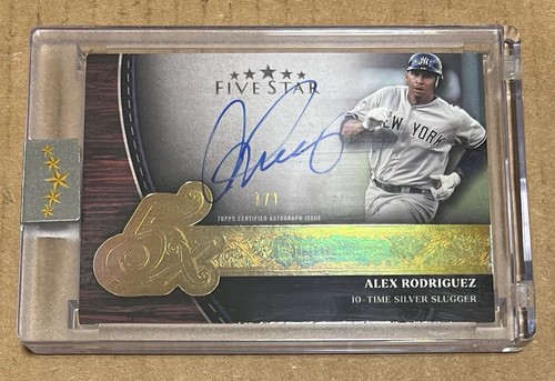 Alex Rodriguez 2025 Topps Five Star Five Time Signatures AUTO #1/1 Yankees RARE