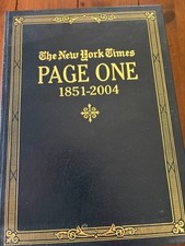 The New York Times PAGE ONE 1851-2004 Easton Press