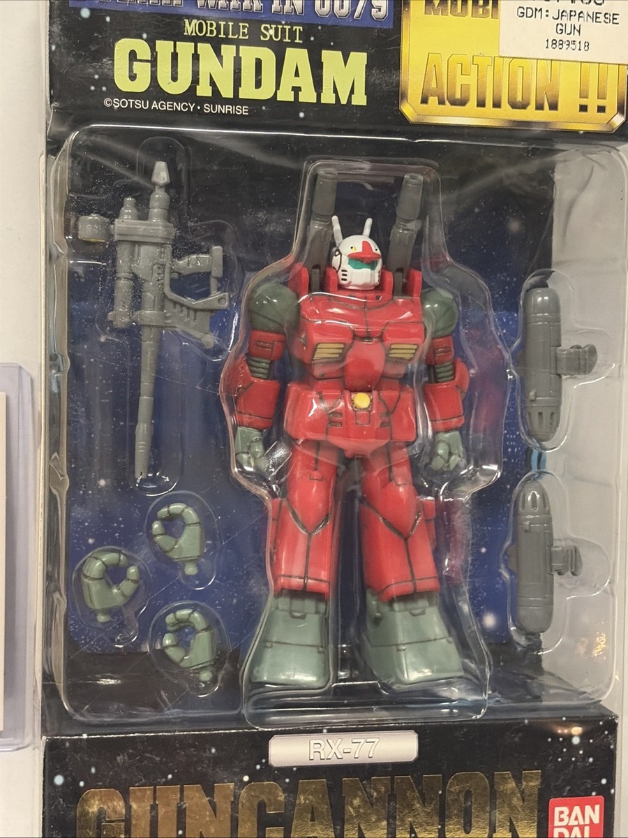 Guncannon RX-77 (JP version) Bandai Gundam Mobile Suit in Action